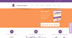 Desktop Screenshot of contentcreationcoach.com
